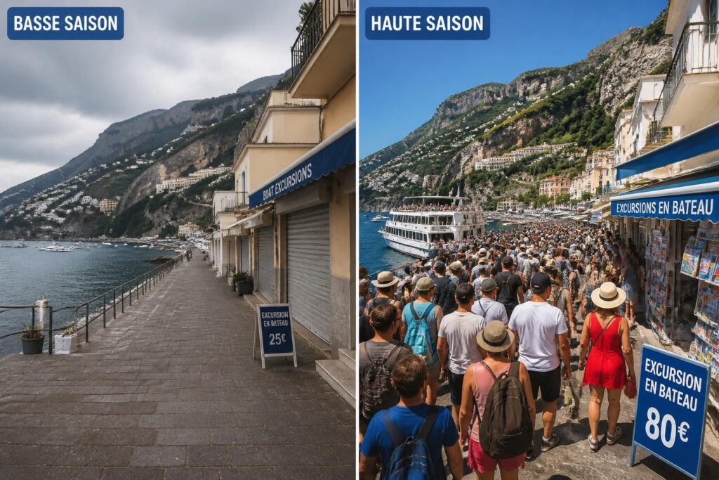 Basse saison vs haute saison : quand profiter des excursions les moins chères
