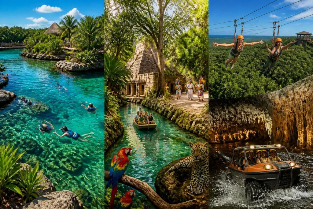 Comparatif des parcs xel-ha, xcaret et xplor : lequel choisir pour une aventure inoubliable