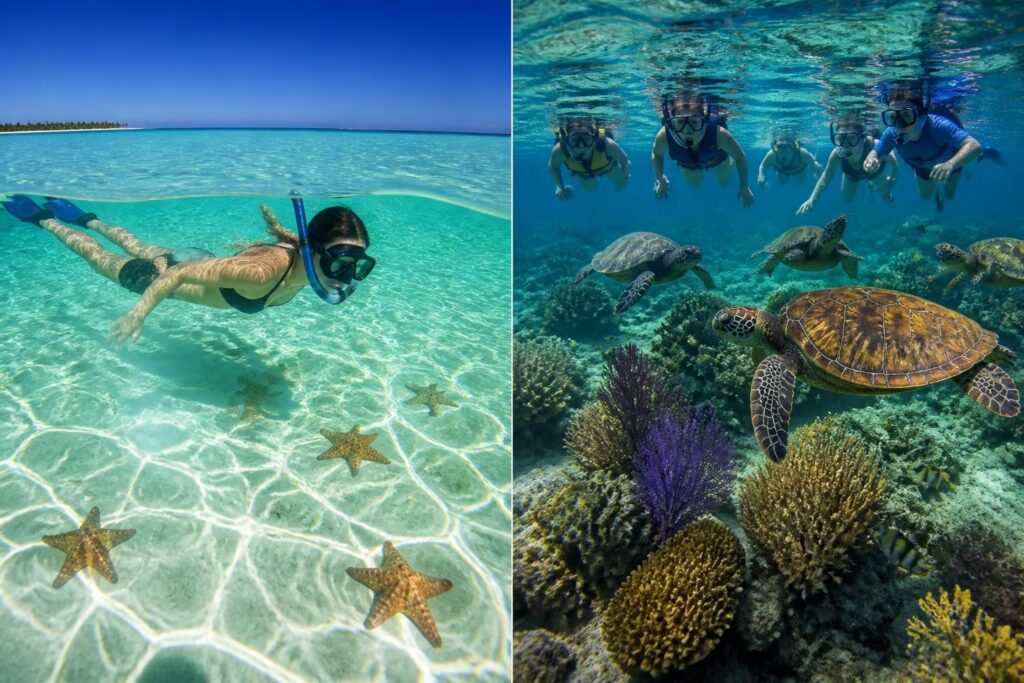 El Cielo Cozumel ou nage avec les tortues Akumal : lequel offre le meilleur snorkeling ?