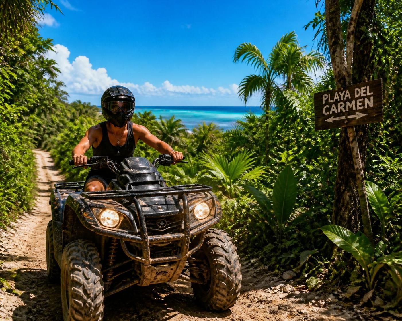 découvrez comment choisir entre une aventure en quad seul ou une formule combinée avec cenote et tyrolienne pour une expérience inoubliable.