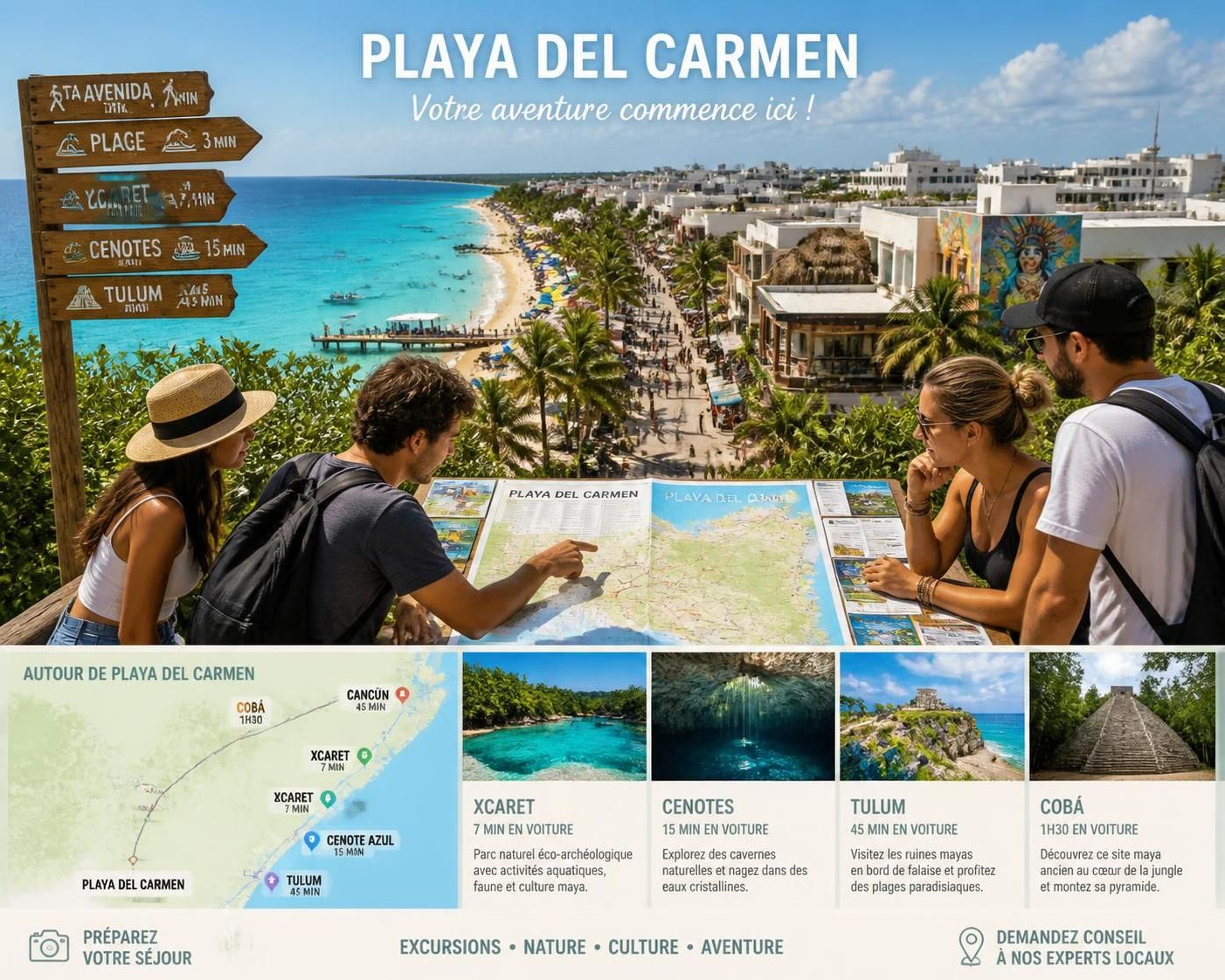 Combien de temps prévoir sur la route pour chaque excursion depuis votre hôtel - PROMO TOURS découvrez combien de temps prévoir sur la route pour chaque excursion depuis votre hôtel et organisez efficacement vos journées pour profiter au maximum de vos visites.