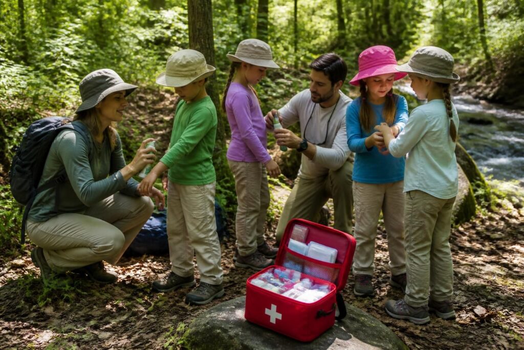 Enfants et vaccins contre les moustiques : quelles précautions avant une excursion nature