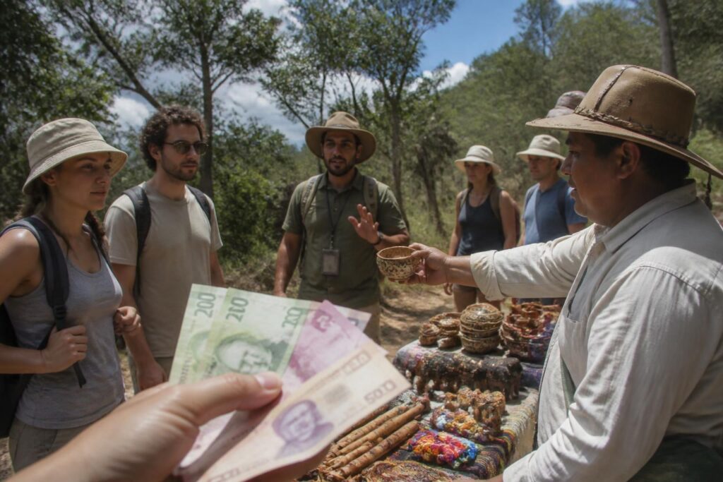 Faut-il apporter des espèces (pesos) le jour de l&rsquo;excursion