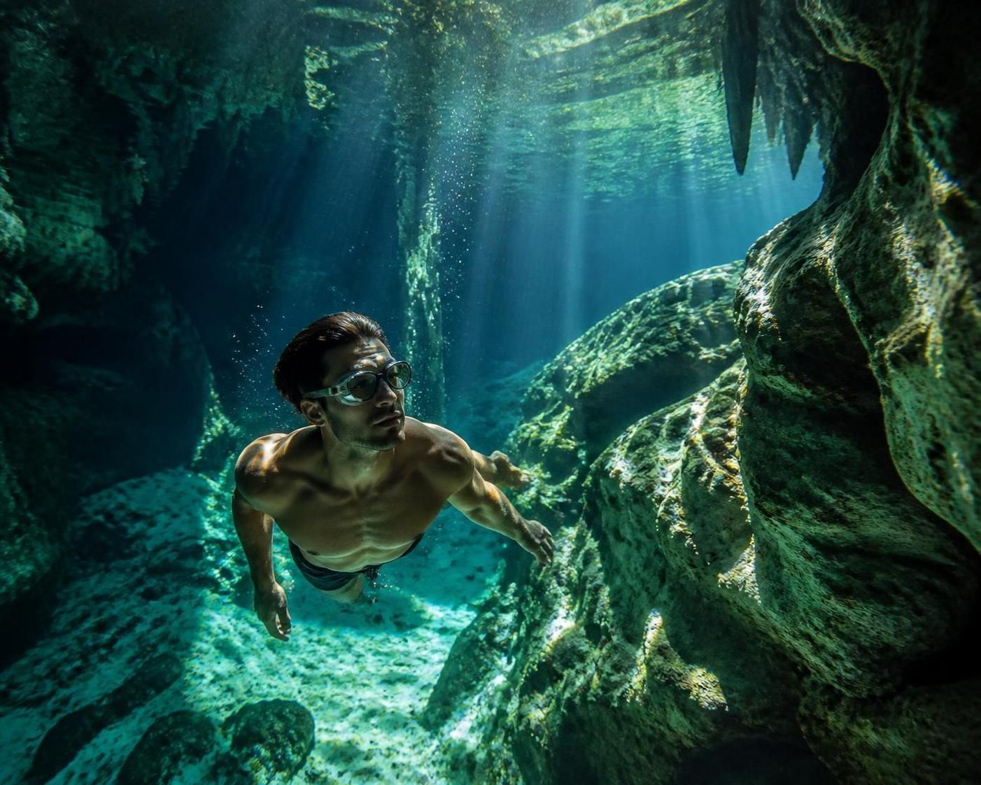 découvrez s'il est possible de garder vos lunettes ou lentilles lors d'une excursion en cénote et obtenez des conseils pour protéger votre vue sous l'eau.