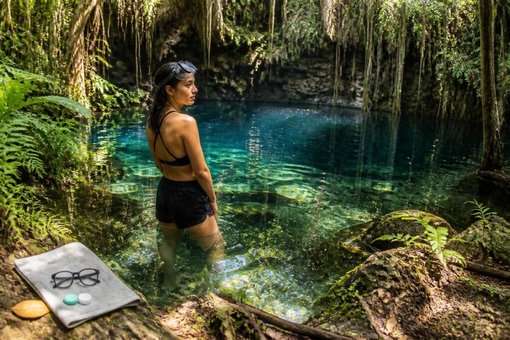 Peut-on garder ses lunettes ou lentilles lors d&rsquo;une excursion en cenote