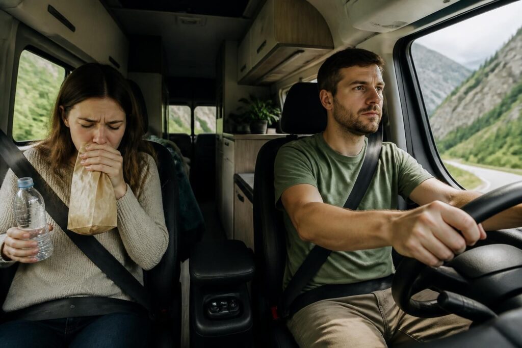 découvrez des conseils pratiques pour prévenir et soulager le mal des transports en van sur une route sinueuse, afin de profiter pleinement de votre voyage.