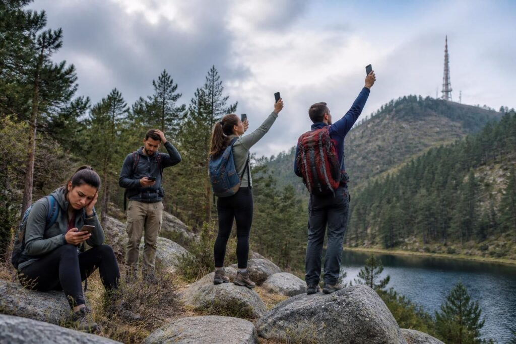 Réseau et wifi pendant les excursions : à quoi s&rsquo;attendre en pleine nature