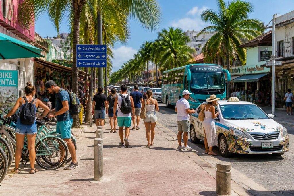 Comment se déplacer à Playa del Carmen entre deux excursions : astuces et conseils pratiques