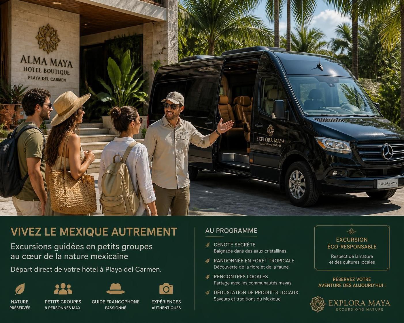 Depuis quels hôtels de Playa del Carmen partent les excursions promotours ? - PROMO TOURS découvrez depuis quels hôtels de playa del carmen les excursions promotours sont organisées pour profiter au mieux de votre séjour.