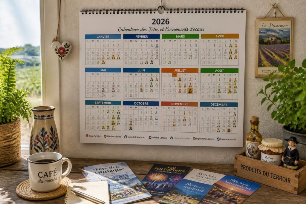 Notre calendrier des fêtes et événements locaux à ne pas manquer en 2026